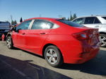 2017 Chevrolet Cruze Ls Red vin: 3G1BC5SM3HS519506