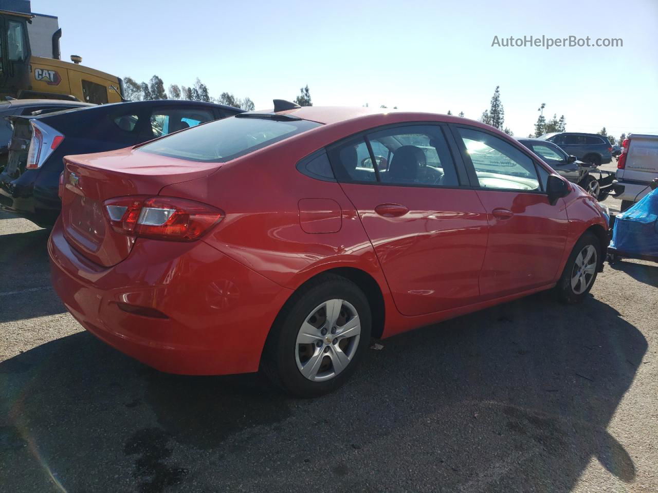 2017 Chevrolet Cruze Ls Red vin: 3G1BC5SM3HS519506