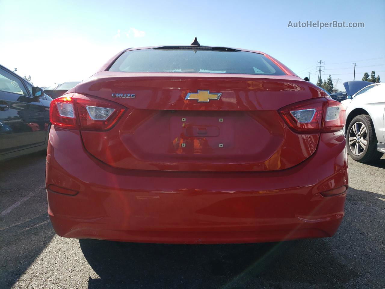 2017 Chevrolet Cruze Ls Red vin: 3G1BC5SM3HS519506