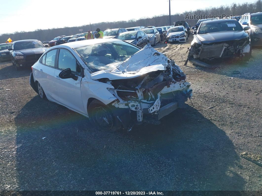 2017 Chevrolet Cruze Ls Auto White vin: 3G1BC5SM4HS519434