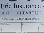 2017 Chevrolet Cruze Ls Auto White vin: 3G1BC5SM4HS519434
