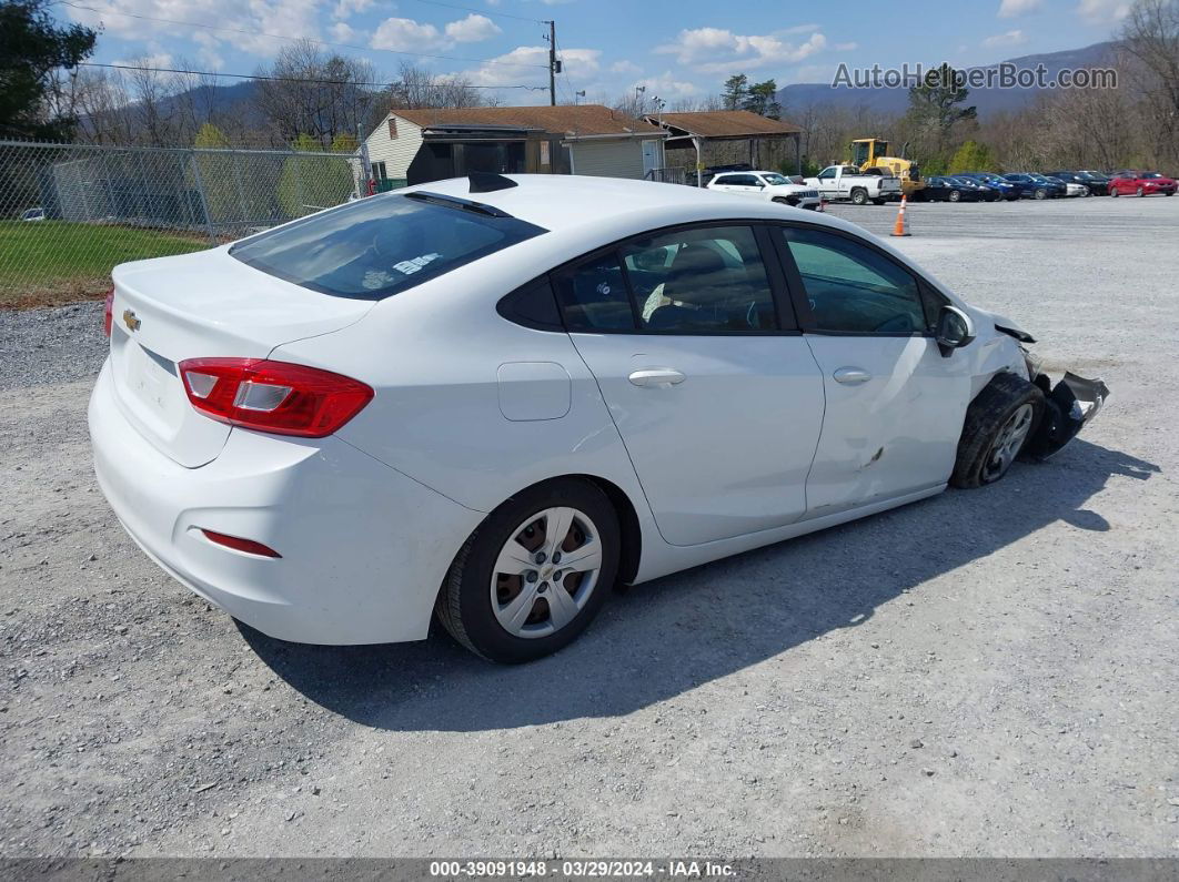 2017 Chevrolet Cruze Ls Auto White vin: 3G1BC5SM5HS552099