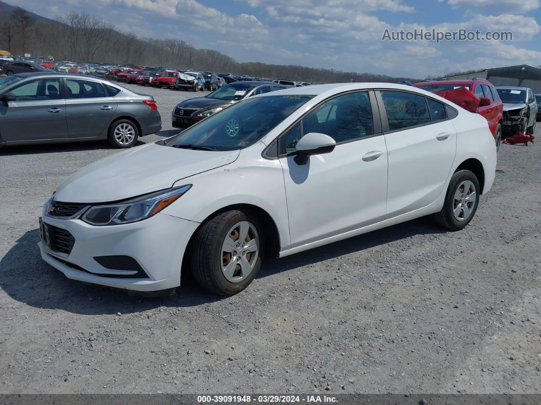 2017 Chevrolet Cruze Ls Auto White vin: 3G1BC5SM5HS552099