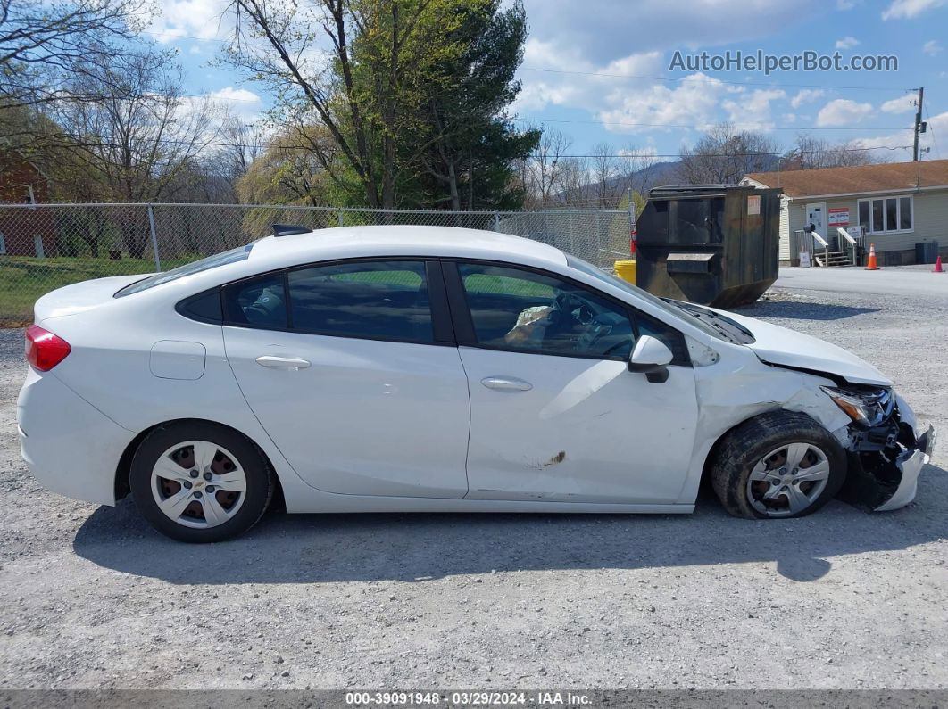 2017 Chevrolet Cruze Ls Auto White vin: 3G1BC5SM5HS552099