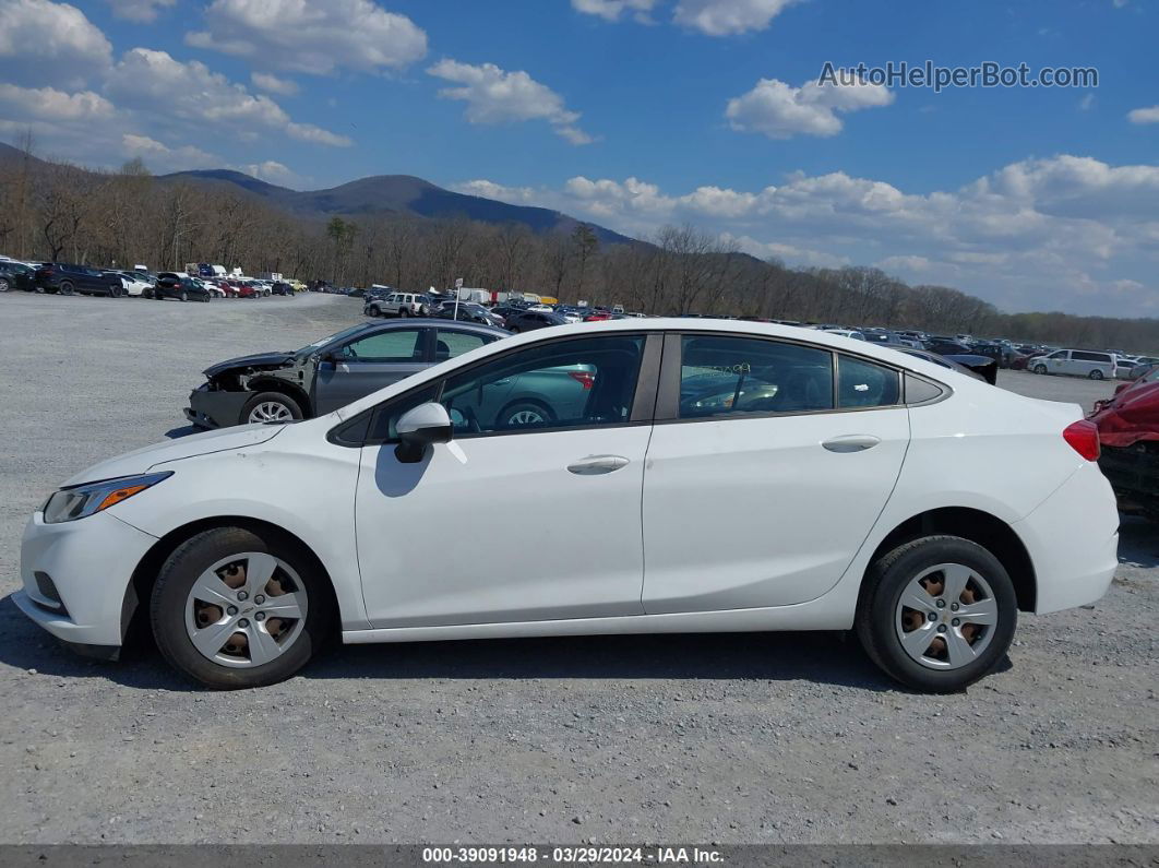 2017 Chevrolet Cruze Ls Auto White vin: 3G1BC5SM5HS552099