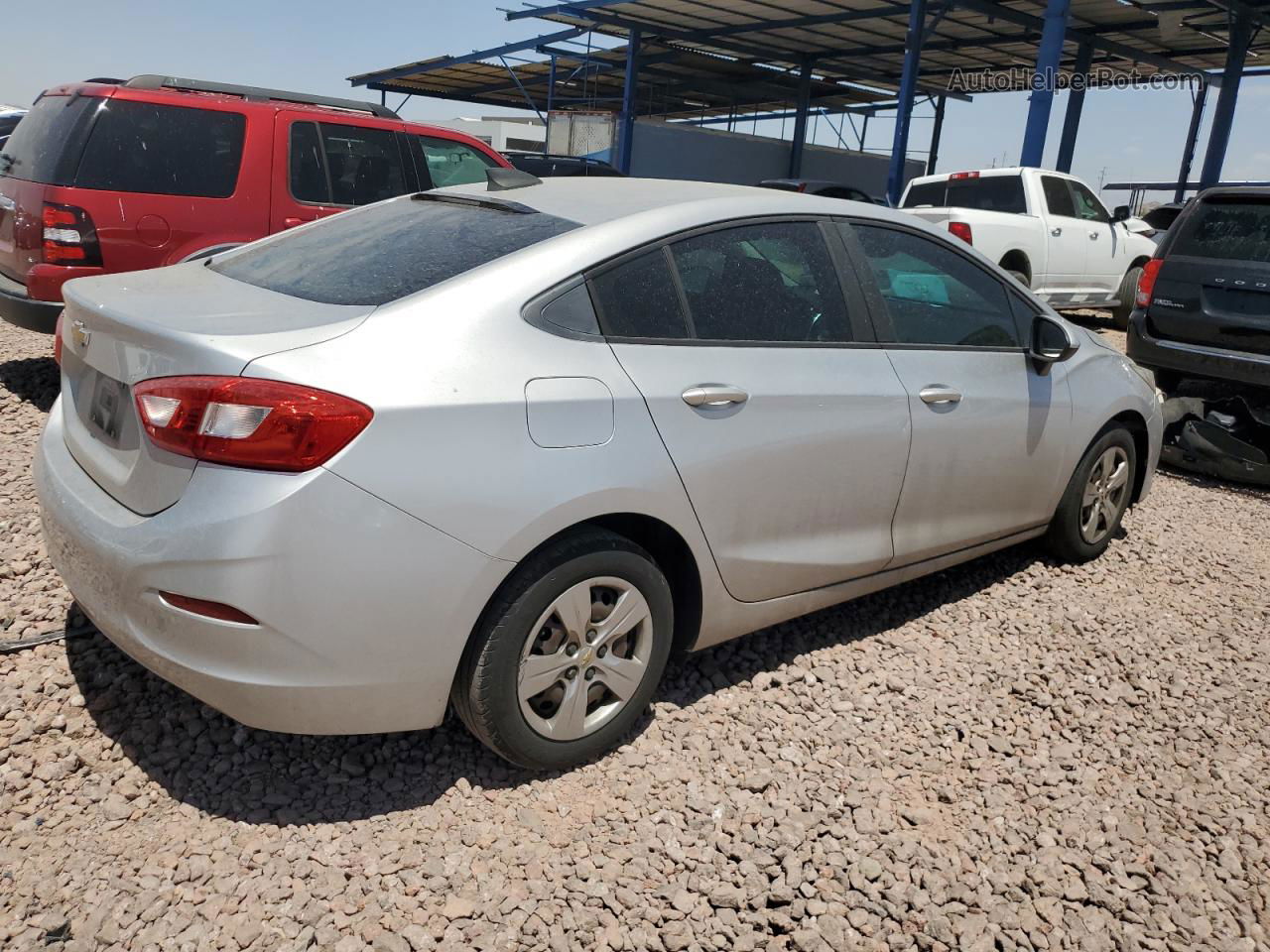 2017 Chevrolet Cruze Ls Silver vin: 3G1BC5SM5HS567511