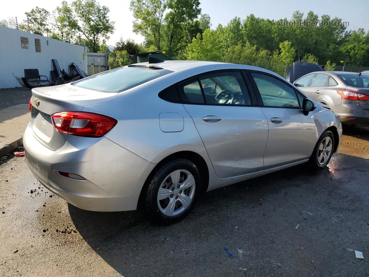 2017 Chevrolet Cruze Ls Silver vin: 3G1BC5SM7HS552248