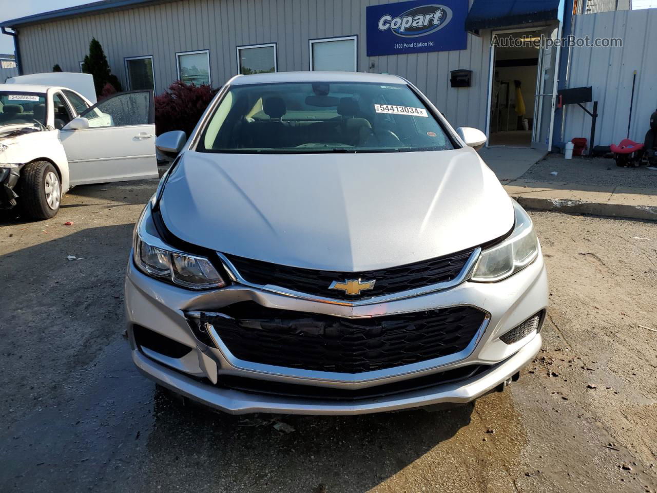 2017 Chevrolet Cruze Ls Silver vin: 3G1BC5SM7HS552248