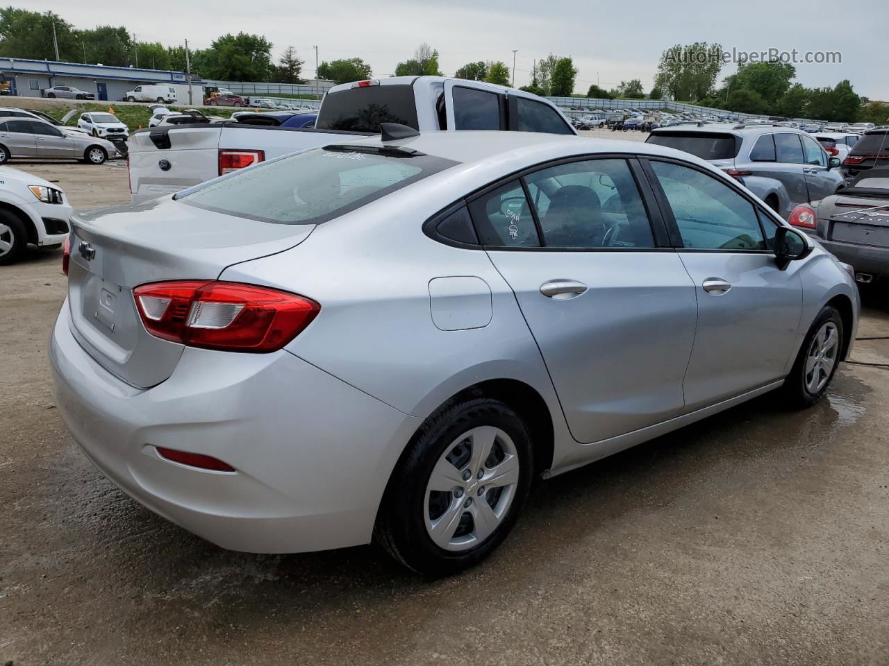 2017 Chevrolet Cruze Ls Silver vin: 3G1BC5SM8HS567485