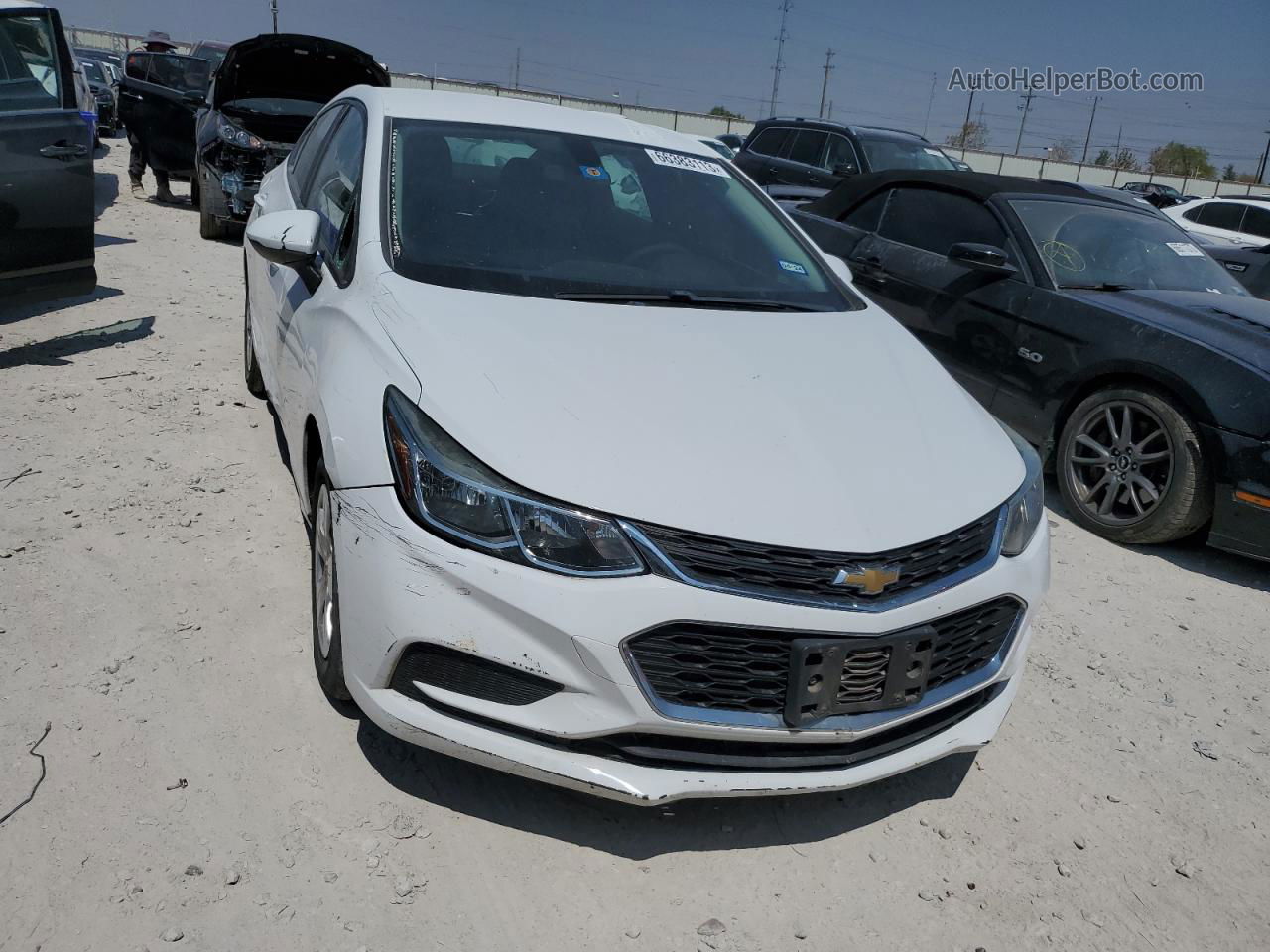 2017 Chevrolet Cruze Ls White vin: 3G1BC5SM9HS554230