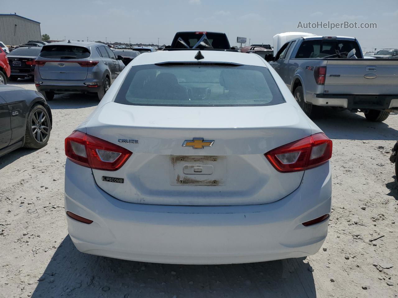 2017 Chevrolet Cruze Ls White vin: 3G1BC5SM9HS554230