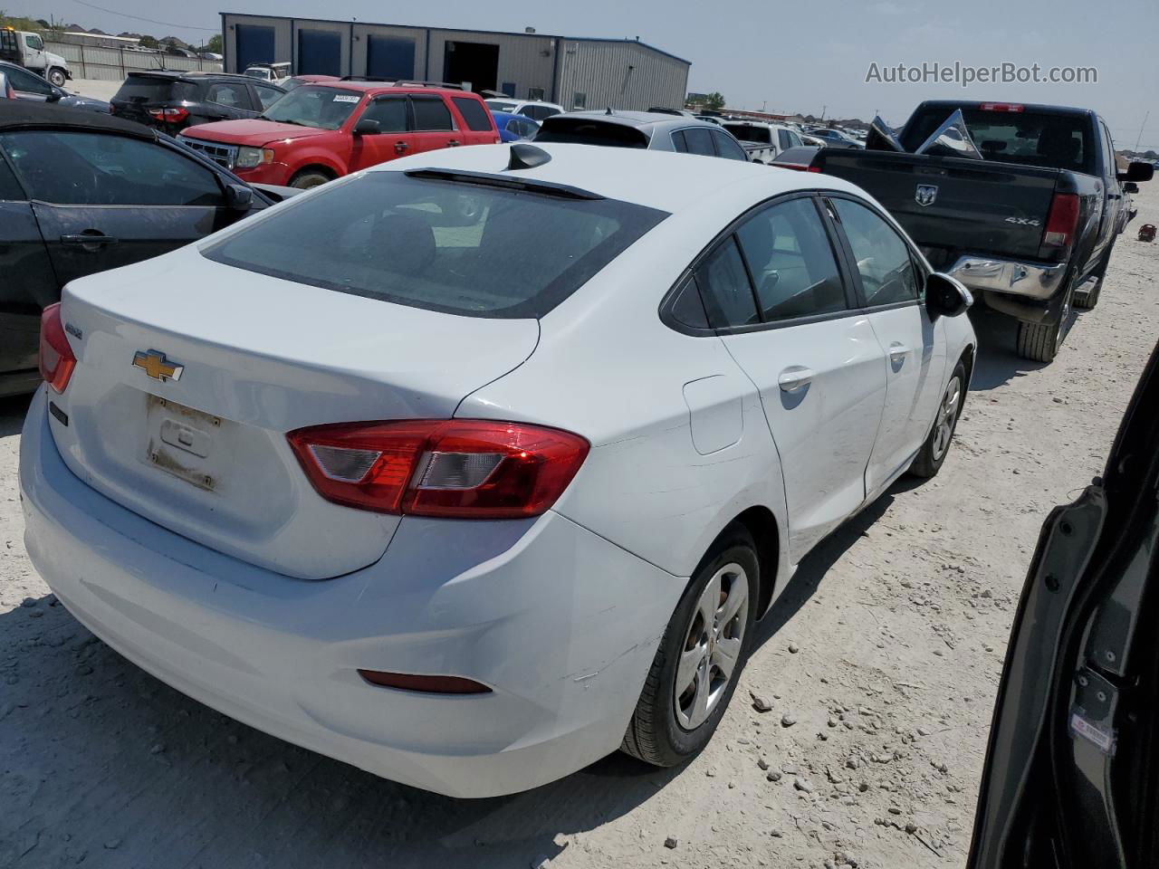 2017 Chevrolet Cruze Ls White vin: 3G1BC5SM9HS554230