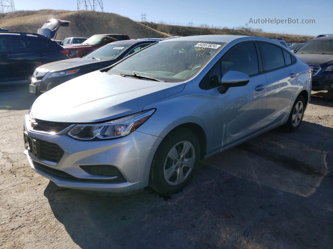 2017 Chevrolet Cruze Ls Silver vin: 3G1BC5SM9HS556186