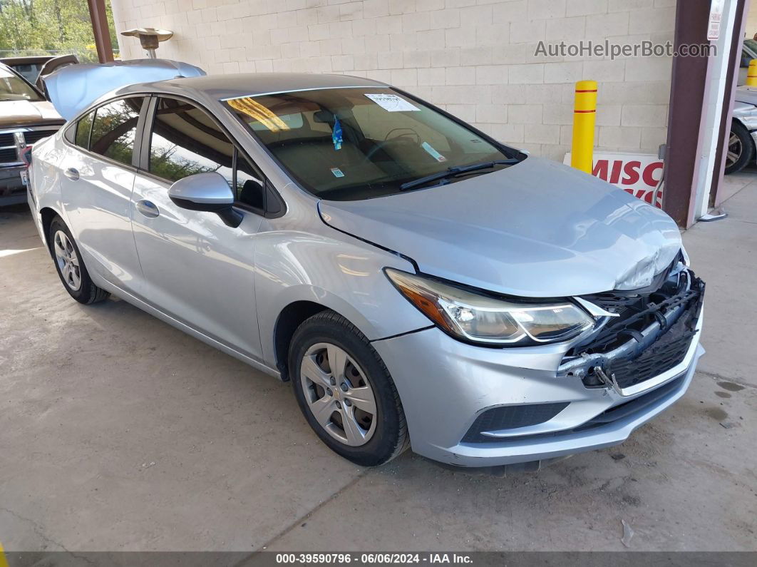 2017 Chevrolet Cruze Ls Auto Silver vin: 3G1BC5SMXHS553152