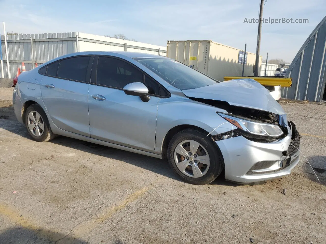 2017 Chevrolet Cruze Ls Silver vin: 3G1BC5SMXHS572171