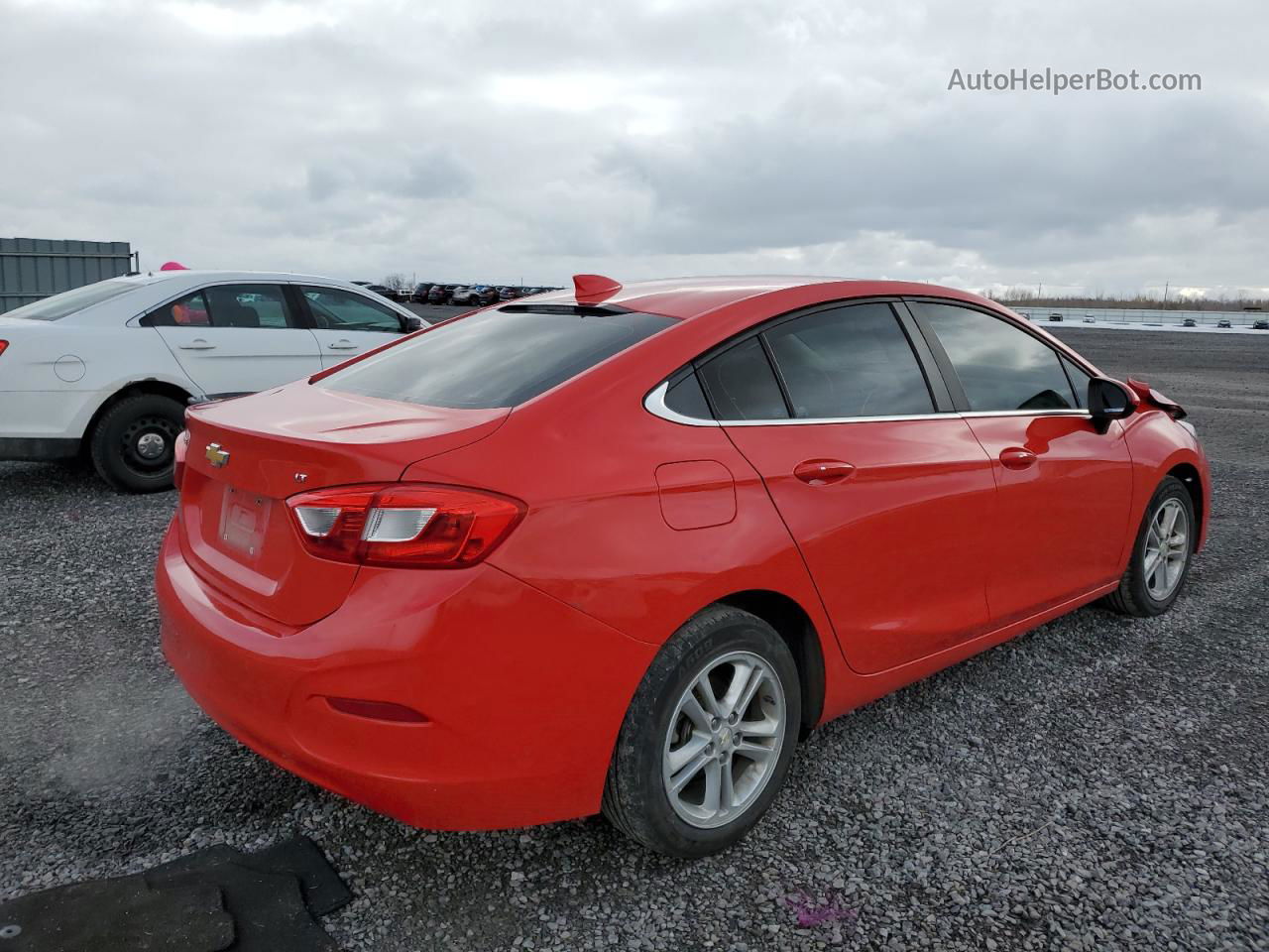 2017 Chevrolet Cruze Lt Красный vin: 3G1BD5SM6HS510408