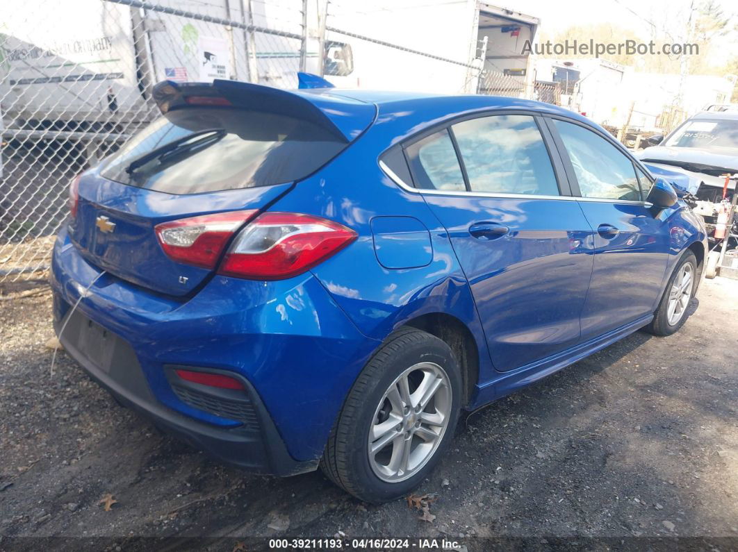 2017 Chevrolet Cruze Lt Manual Синий vin: 3G1BD6SM0HS542955