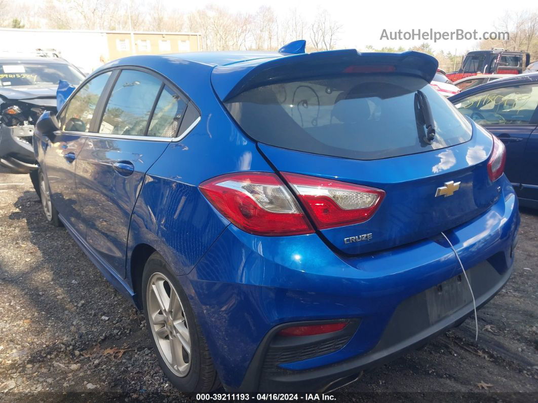 2017 Chevrolet Cruze Lt Manual Синий vin: 3G1BD6SM0HS542955