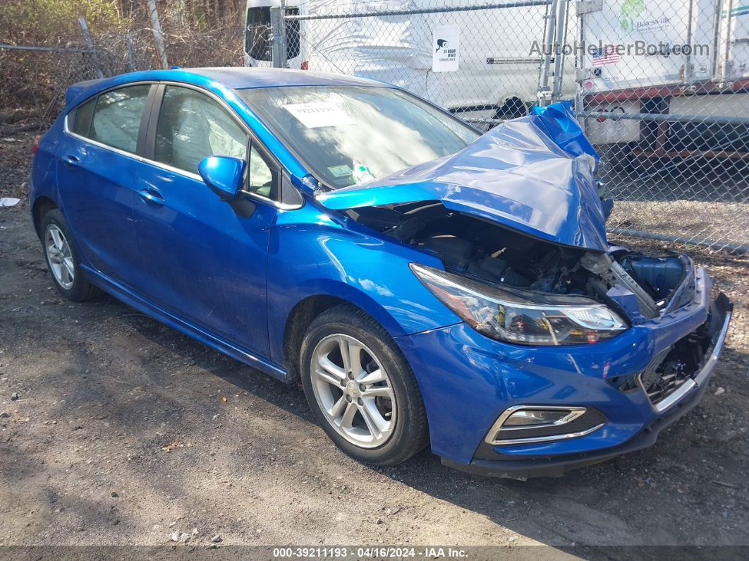 2017 Chevrolet Cruze Lt Manual Синий vin: 3G1BD6SM0HS542955