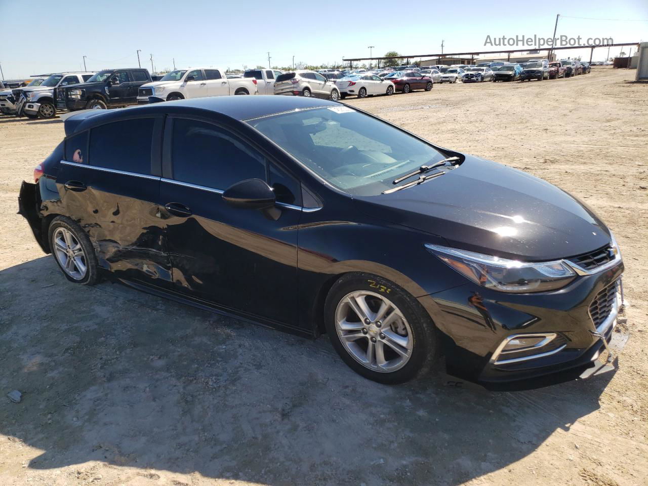 2017 Chevrolet Cruze Lt Черный vin: 3G1BD6SMXHS546804