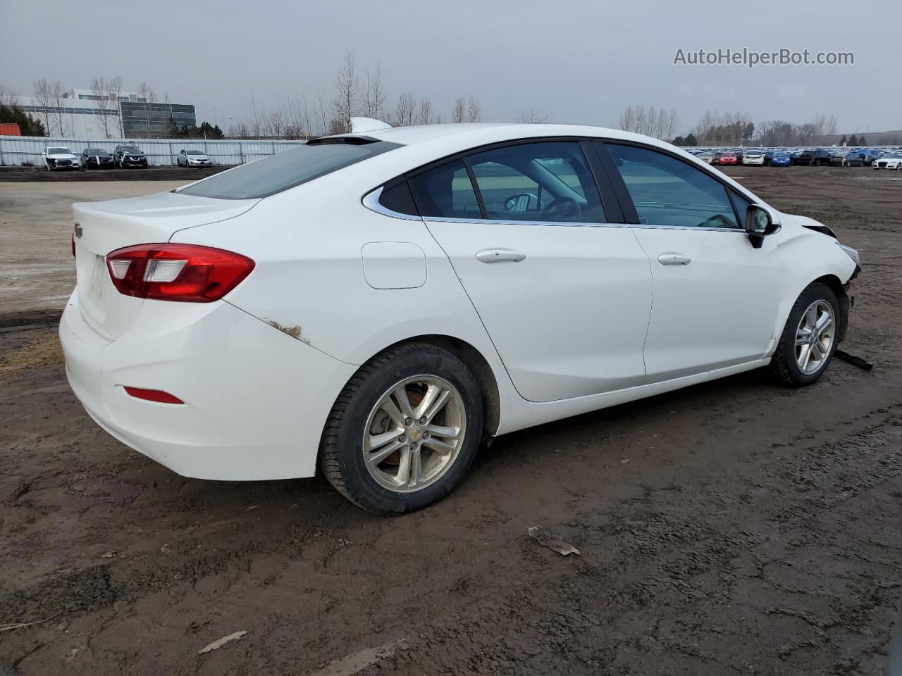 2017 Chevrolet Cruze Lt White vin: 3G1BE5SM2HS590819