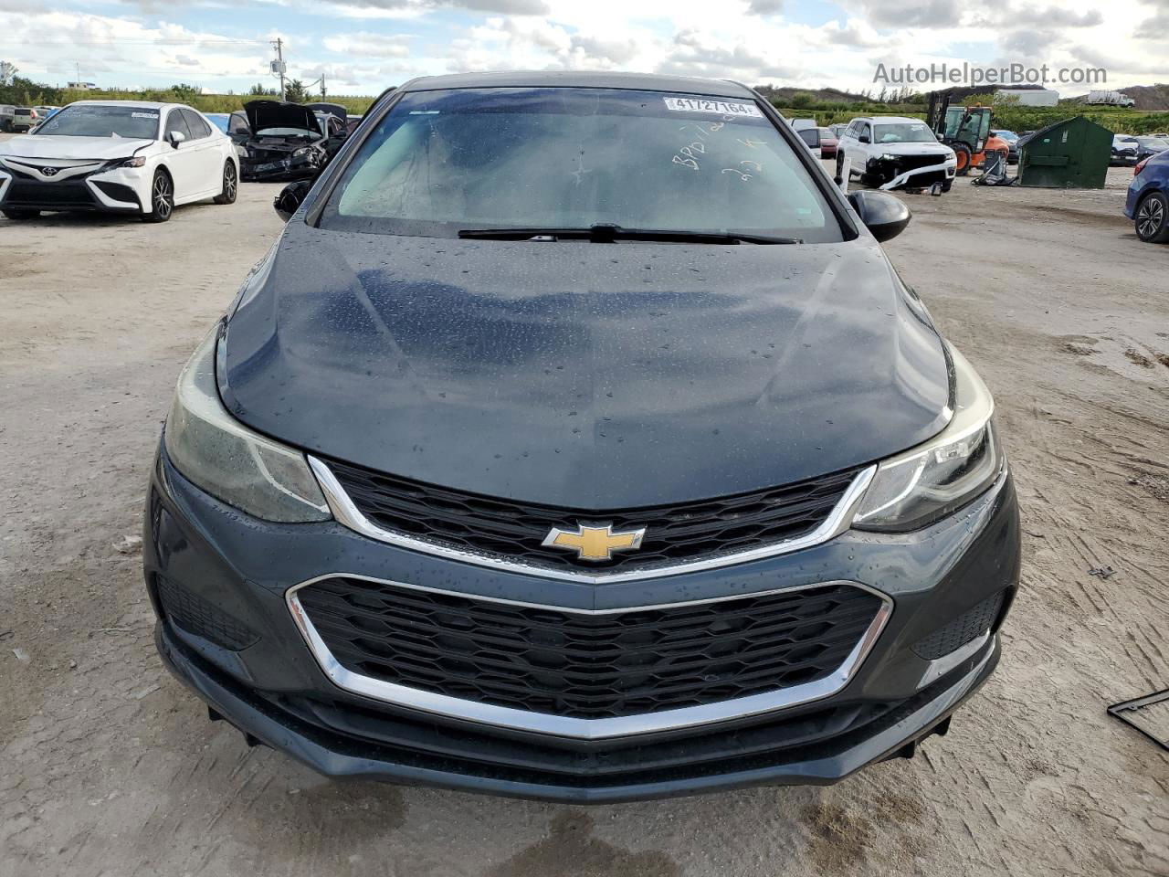 2017 Chevrolet Cruze Lt Серый vin: 3G1BE5SM3HS557120