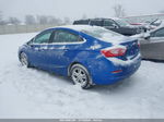 2016 Chevrolet Cruze Lt Auto Blue vin: 3G1BE5SM6GS607555