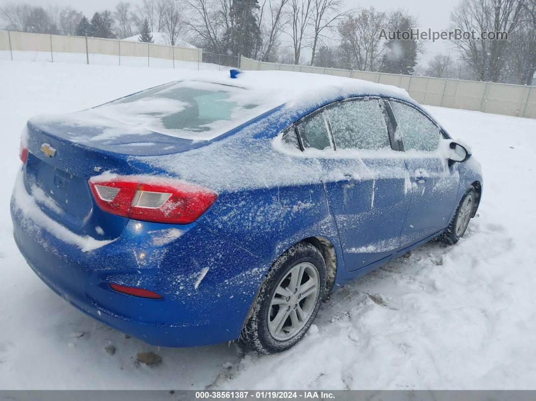 2016 Chevrolet Cruze Lt Auto Blue vin: 3G1BE5SM6GS607555