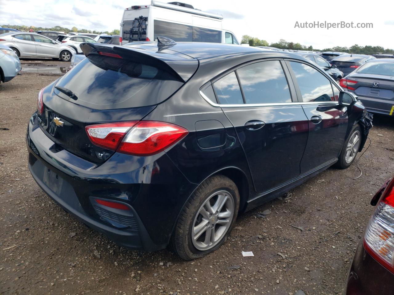 2017 Chevrolet Cruze Lt Black vin: 3G1BE6SM0HS512951