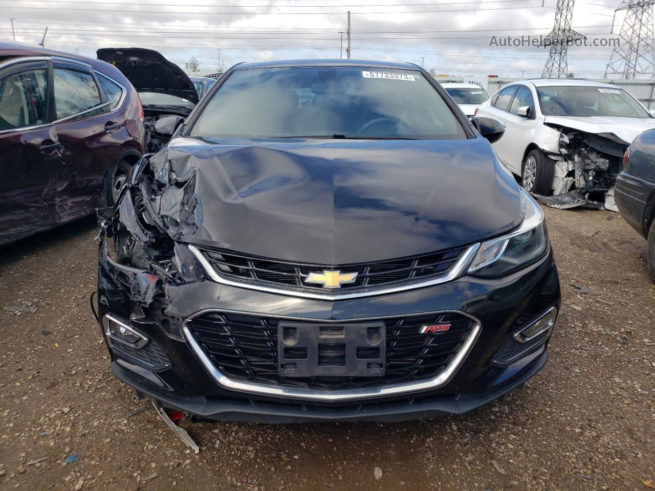 2017 Chevrolet Cruze Lt Black vin: 3G1BE6SM0HS512951