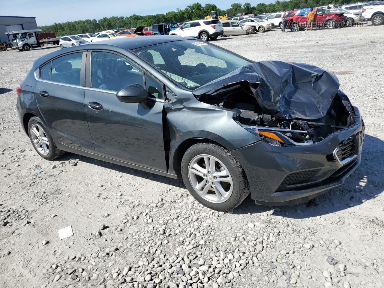 2017 Chevrolet Cruze Lt Gray vin: 3G1BE6SM0HS537249