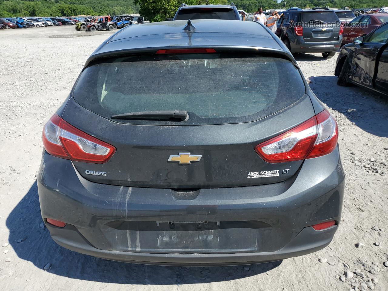 2017 Chevrolet Cruze Lt Gray vin: 3G1BE6SM0HS537249