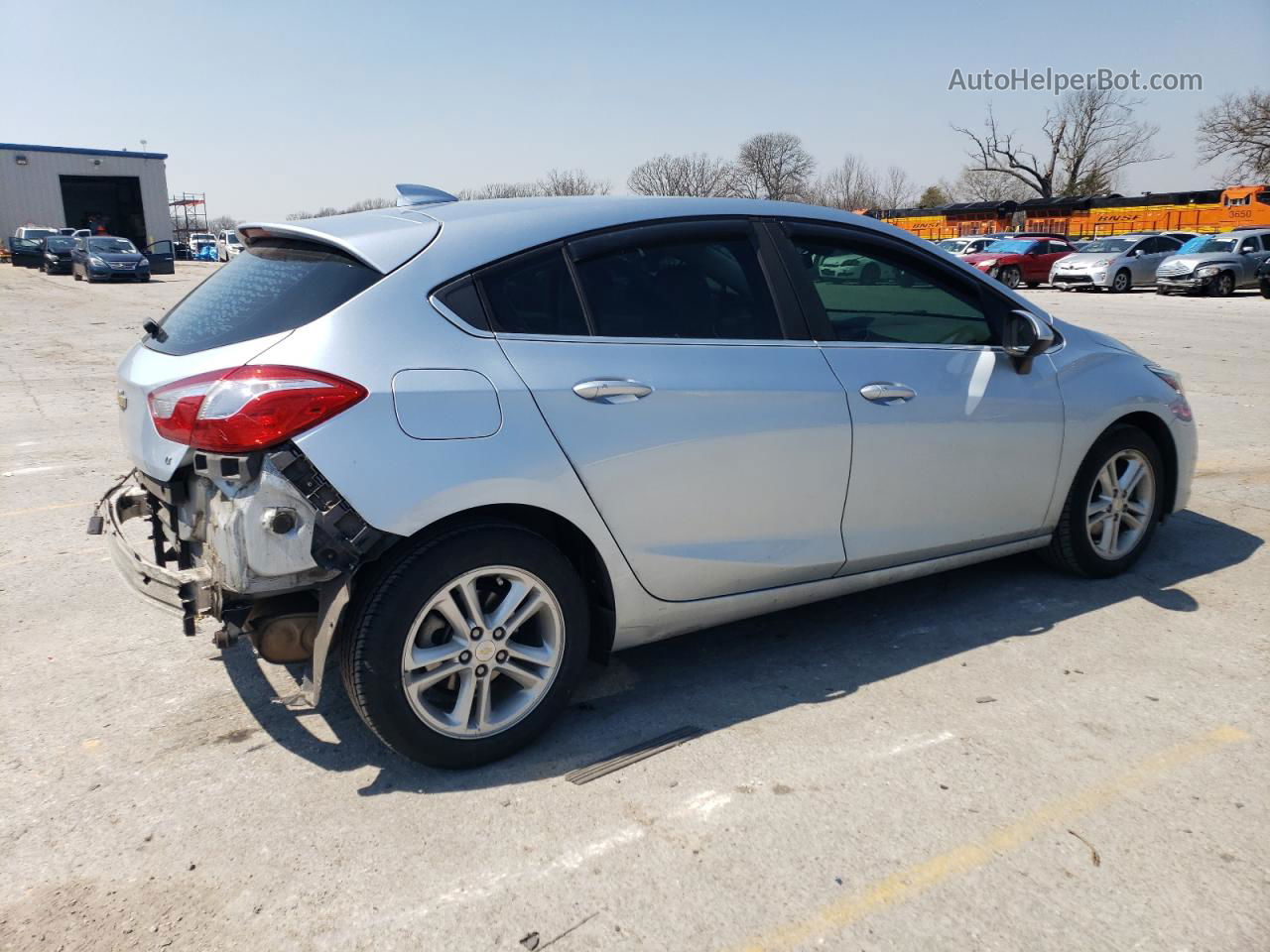 2017 Chevrolet Cruze Lt Blue vin: 3G1BE6SM0HS554102