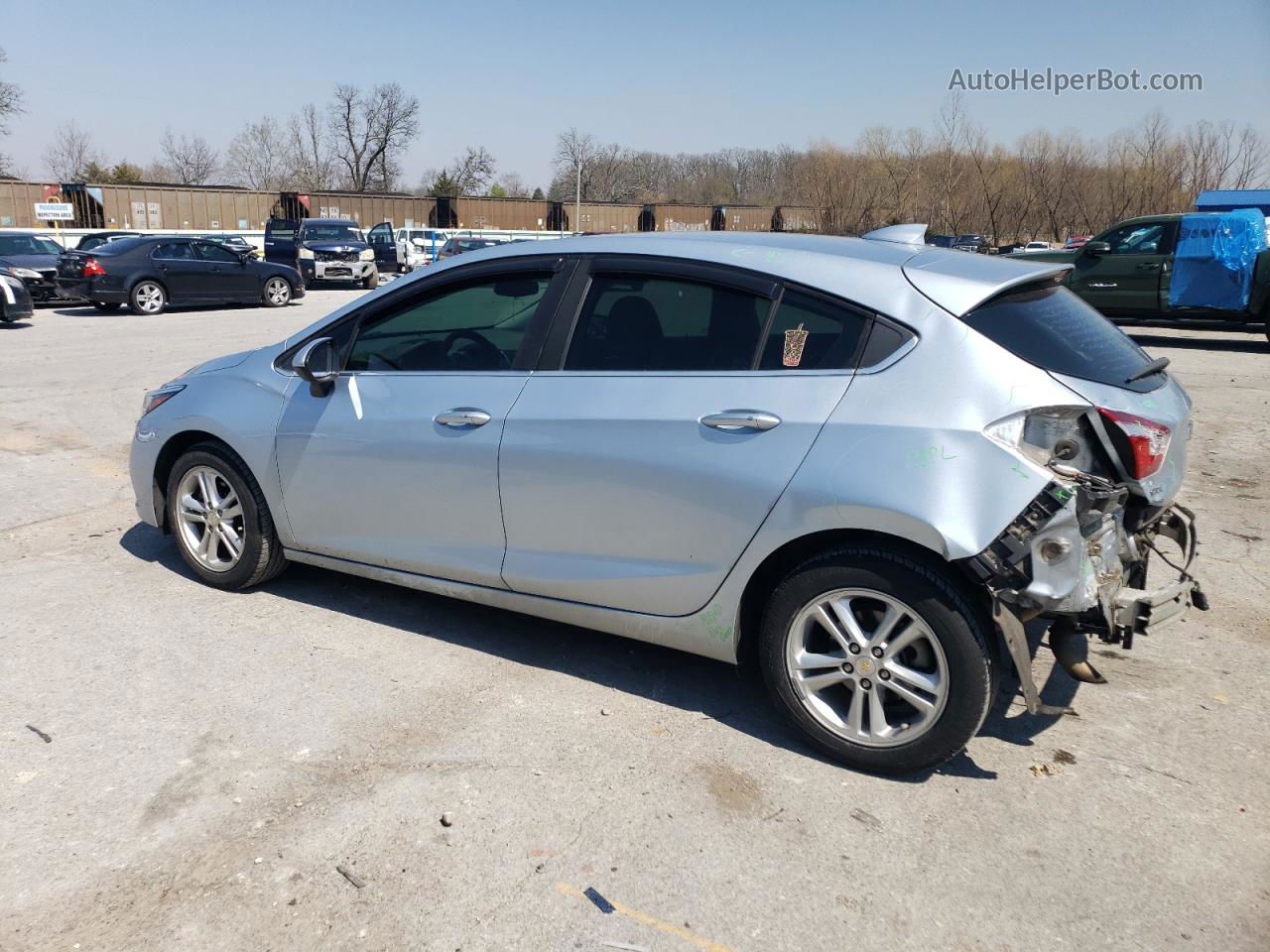 2017 Chevrolet Cruze Lt Blue vin: 3G1BE6SM0HS554102