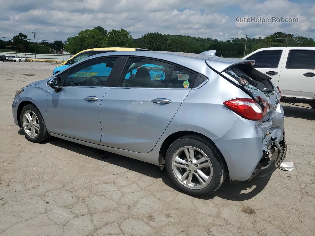 2017 Chevrolet Cruze Lt Blue vin: 3G1BE6SM0HS583924