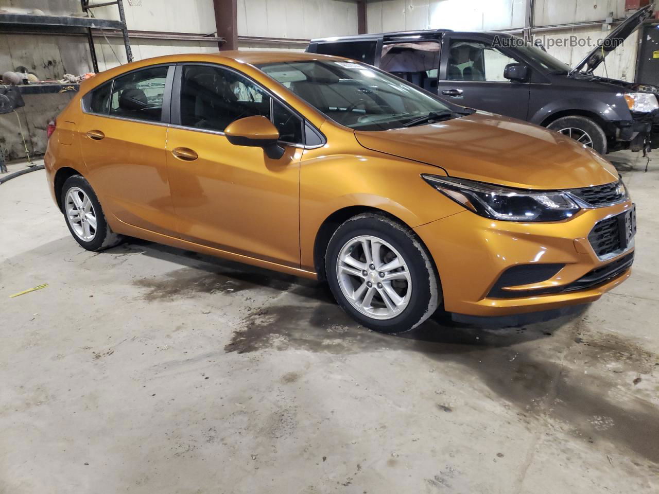 2017 Chevrolet Cruze Lt Оранжевый vin: 3G1BE6SM0HS593529