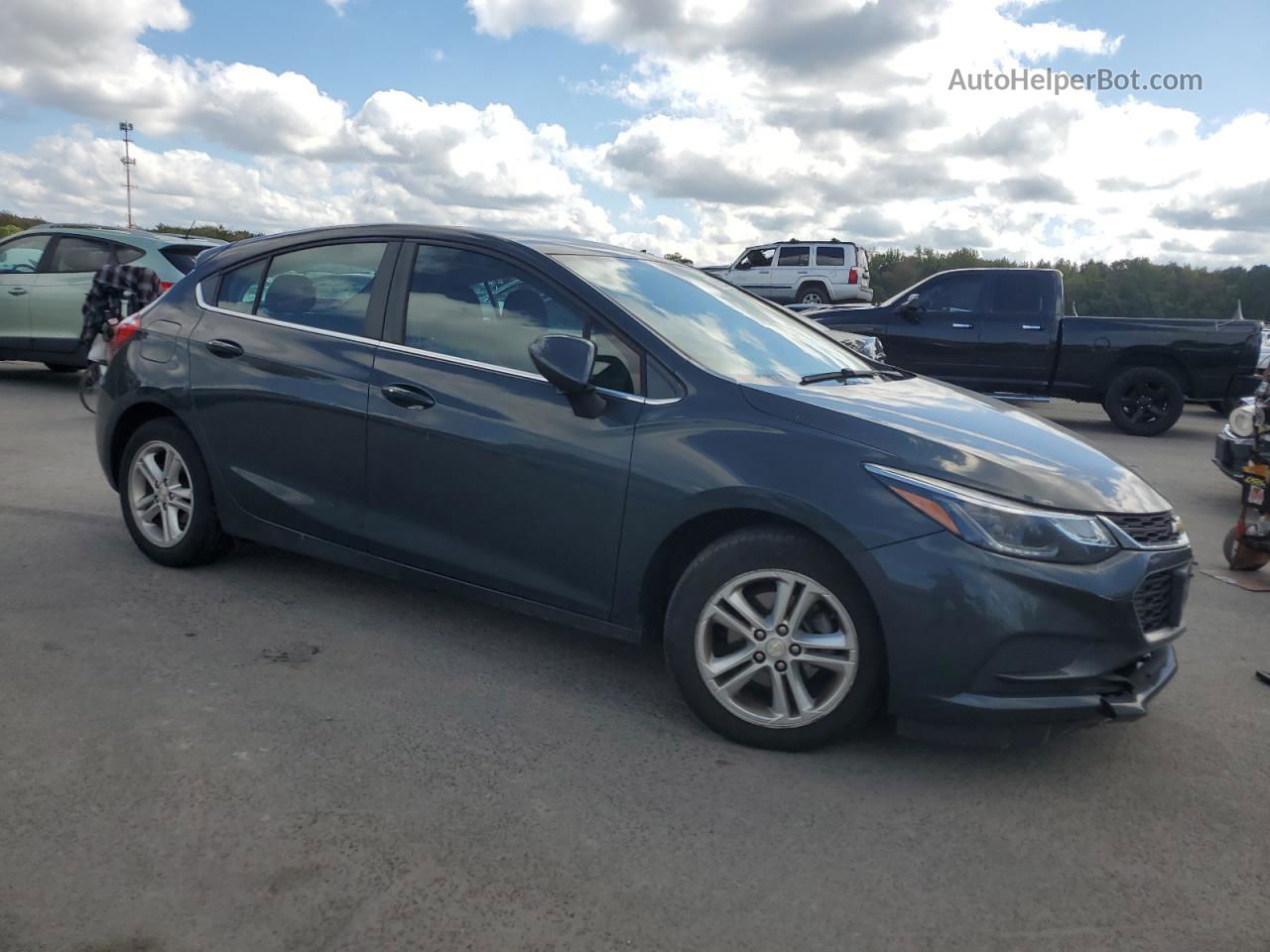 2017 Chevrolet Cruze Lt Gray vin: 3G1BE6SM0HS603153