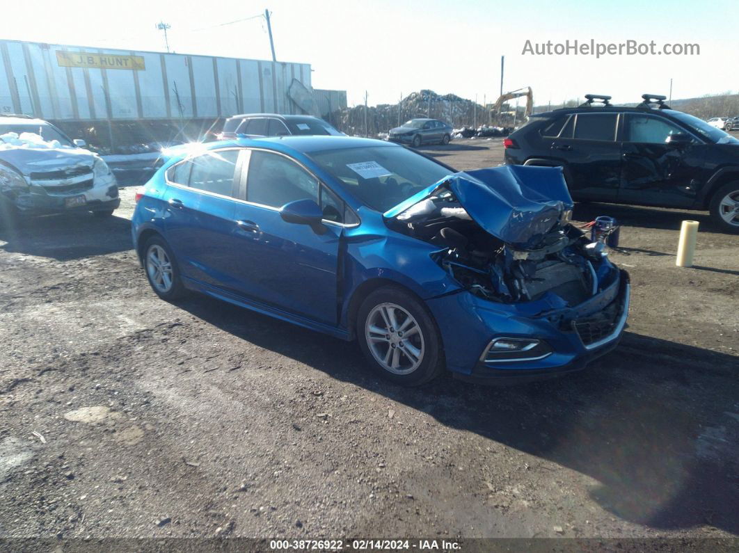 2017 Chevrolet Cruze Lt Auto Blue vin: 3G1BE6SM1HS512022