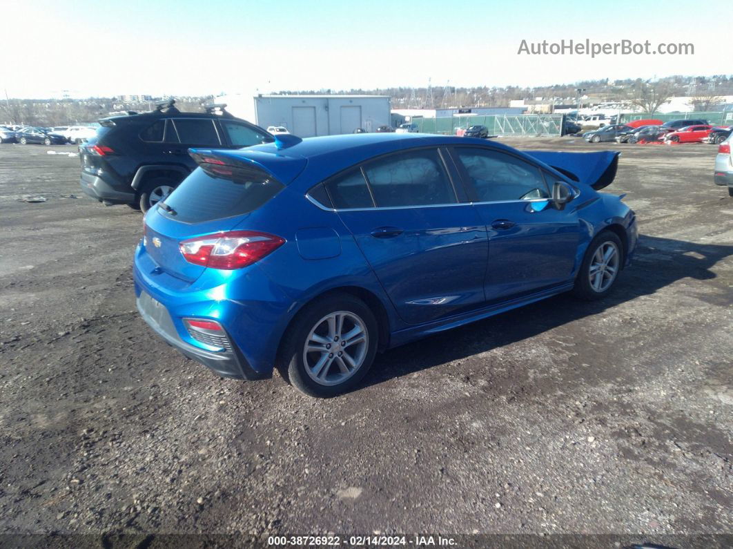 2017 Chevrolet Cruze Lt Auto Blue vin: 3G1BE6SM1HS512022