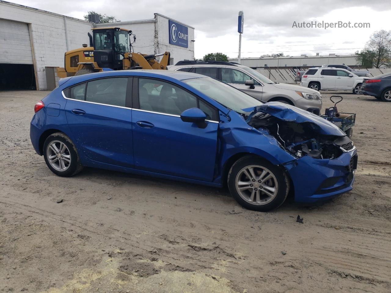 2017 Chevrolet Cruze Lt Blue vin: 3G1BE6SM1HS520685