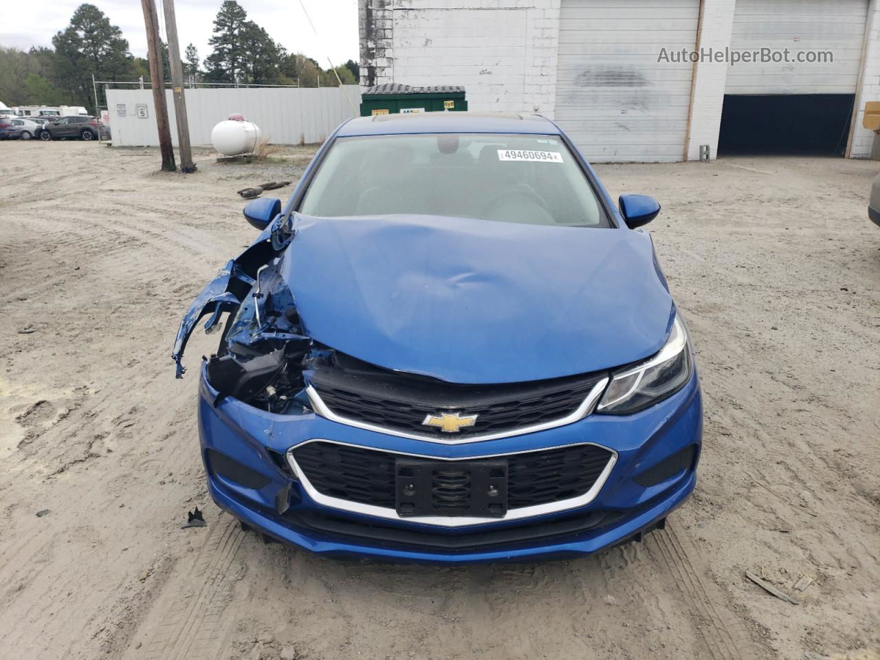 2017 Chevrolet Cruze Lt Blue vin: 3G1BE6SM1HS520685