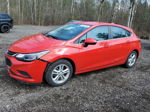 2017 Chevrolet Cruze Lt Красный vin: 3G1BE6SM1HS561074