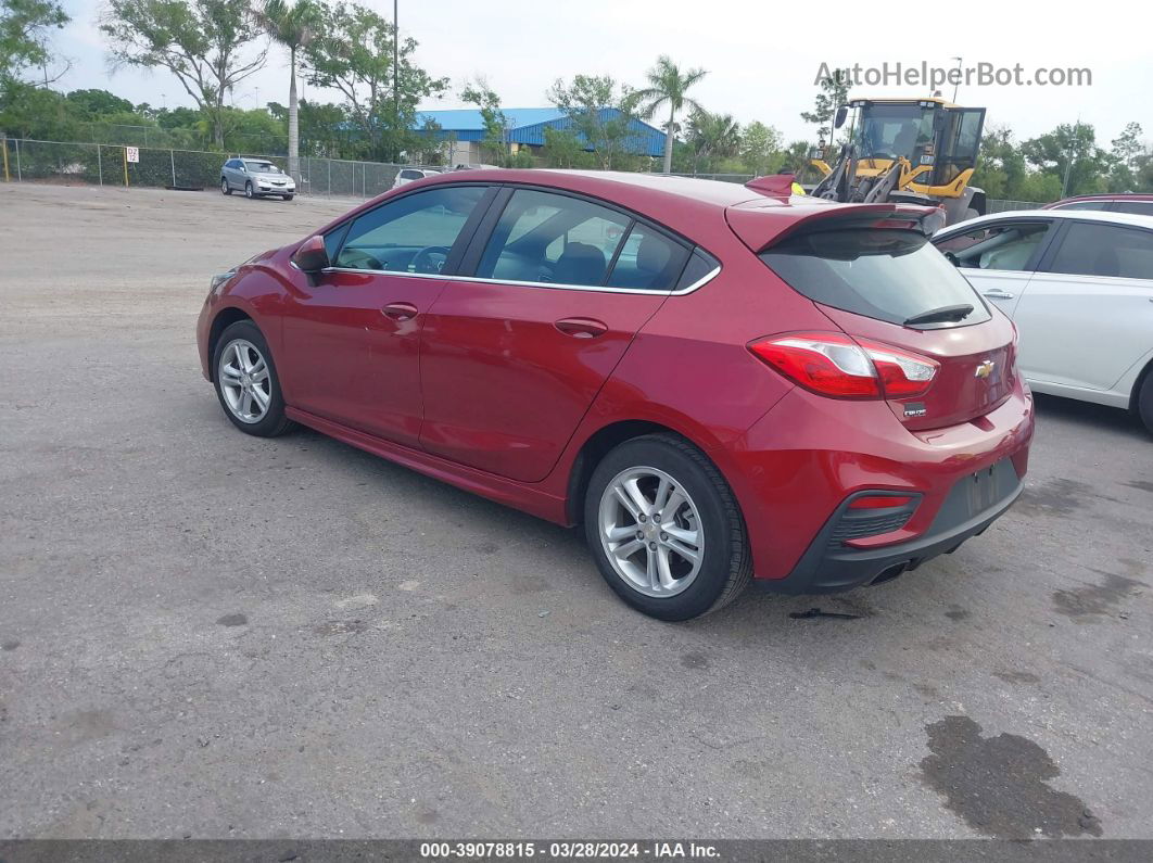 2017 Chevrolet Cruze Lt Auto Red vin: 3G1BE6SM1HS564461