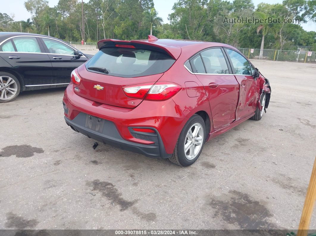 2017 Chevrolet Cruze Lt Auto Red vin: 3G1BE6SM1HS564461