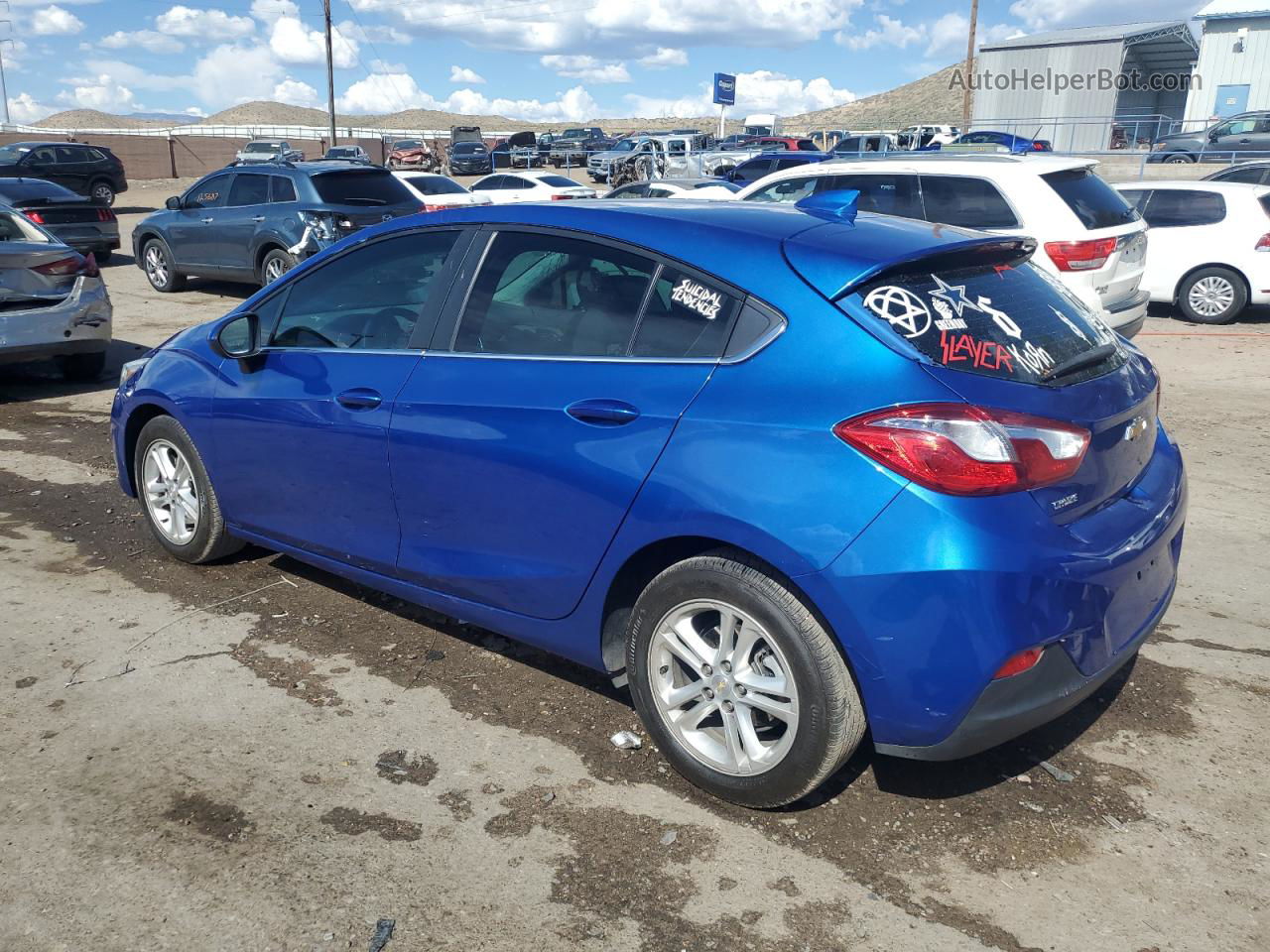 2018 Chevrolet Cruze Lt Blue vin: 3G1BE6SM1JS578124