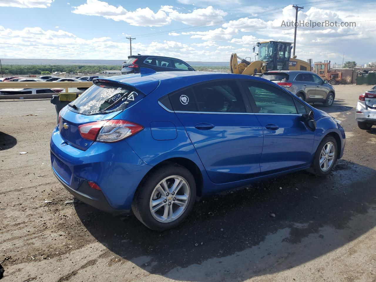 2018 Chevrolet Cruze Lt Blue vin: 3G1BE6SM1JS578124