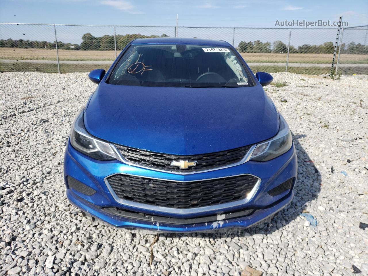 2017 Chevrolet Cruze Lt Blue vin: 3G1BE6SM2HS529900