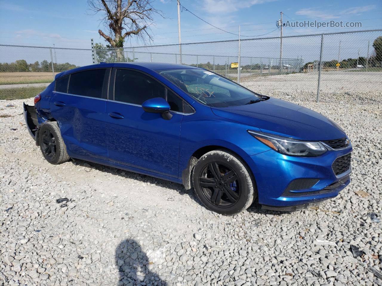 2017 Chevrolet Cruze Lt Blue vin: 3G1BE6SM2HS529900