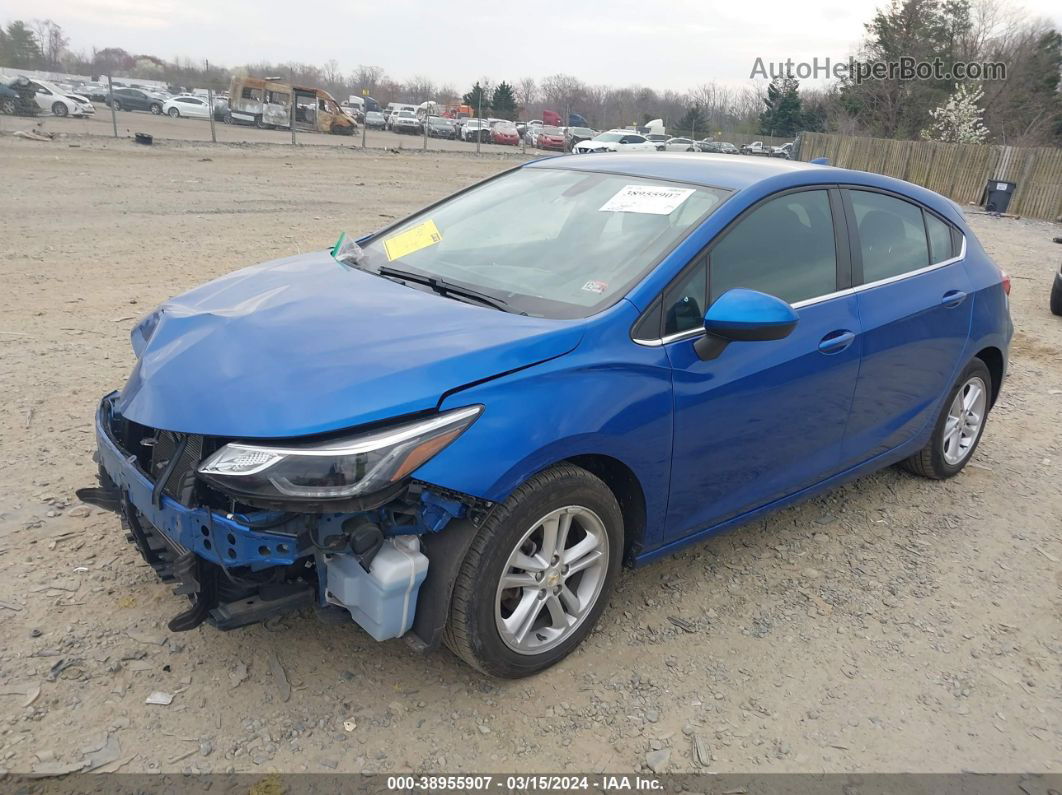 2017 Chevrolet Cruze Lt Auto Blue vin: 3G1BE6SM2HS541688