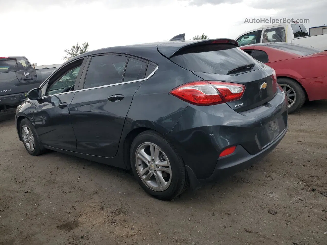 2017 Chevrolet Cruze Lt Charcoal vin: 3G1BE6SM2HS549547